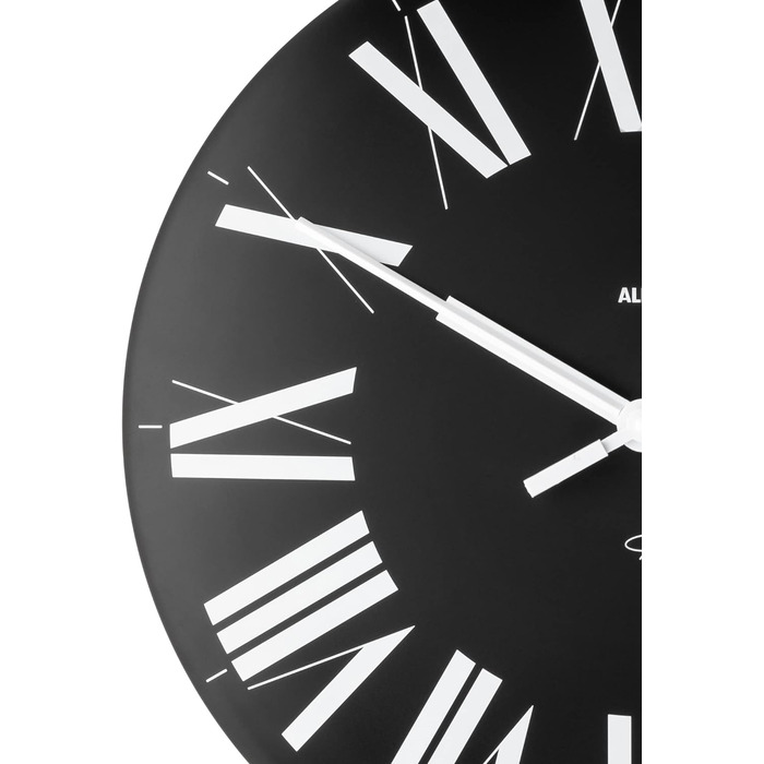 Настенные часы черный Ø 36 см Firenze Alessi