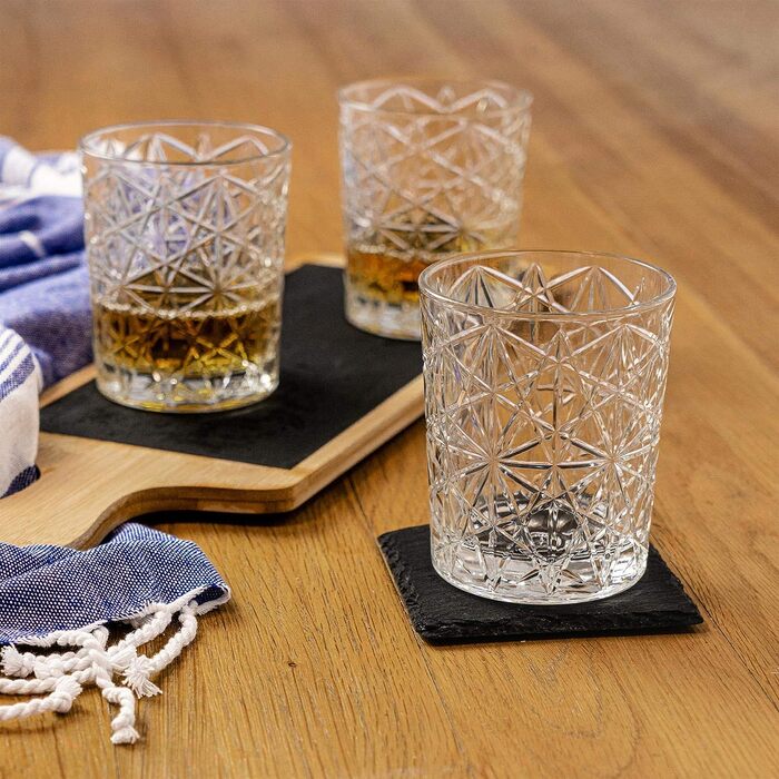 Набор стаканов в винтажном стиле 370 мл, 12 предметов Bormioli Rocco