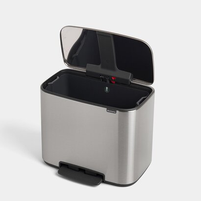 Мусорный бак с педалью, 36 л стальной матовый Pedal Bin Bo Brabantia