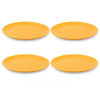 Набор тарелок 25 см, 4 предмета, желтый Happymix Friesland