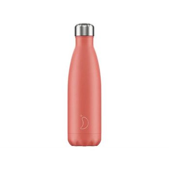 Вакуумная бутылка для воды 0,5 л, коралловая Pastel Coral CHILLY'S