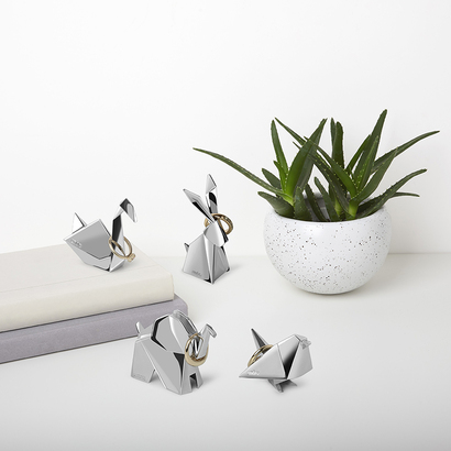 Держатель для колец 4х8х3,5 см металлик Origami Umbra