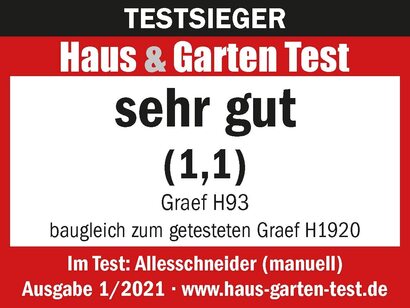 Ручная ломтерезка Graef H93EU / регулировка нарезки до 15 мм / нержавеющая сталь / красный