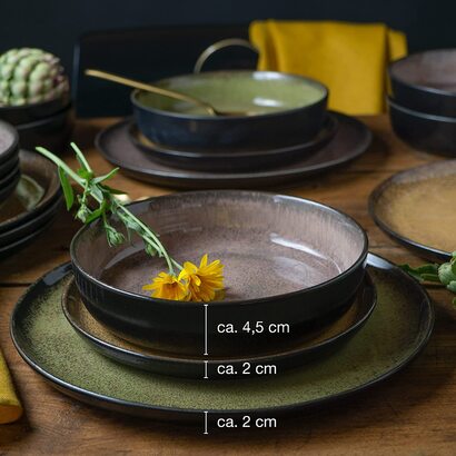 Набор керамической посуды 18 предметов Moritz & Moritz