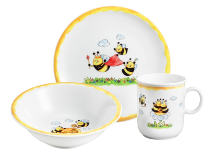 Набор детской посуды 3 предмета, Compact Fleißige Bienen Seltmann Weiden