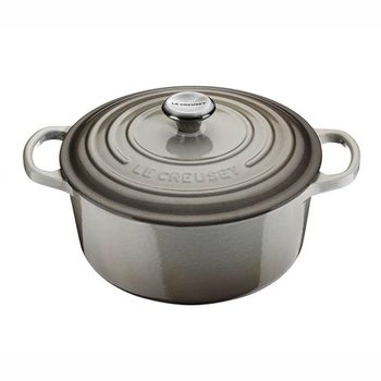 Кастрюля / жаровня с крышкой 20 см, мускат Le Creuset