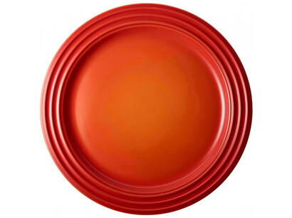 Тарелка 27 см, оранжевая Le Creuset