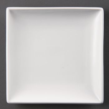 Набор квадратных тарелок 12 предметов 180 мм, белые Olympia