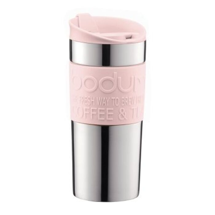 Кружка дорожная розовая, 0,35 л, Travel Mug Bodum