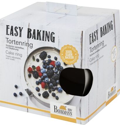 Кольцо для торта, 18 см, Easy Baking RBV Birkmann