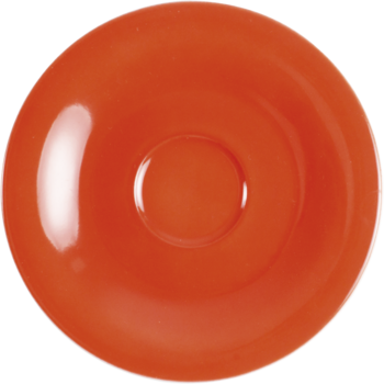 Блюдце к чашке для завтрака 18 см, красно-оранжевое Pronto Colore Kahla