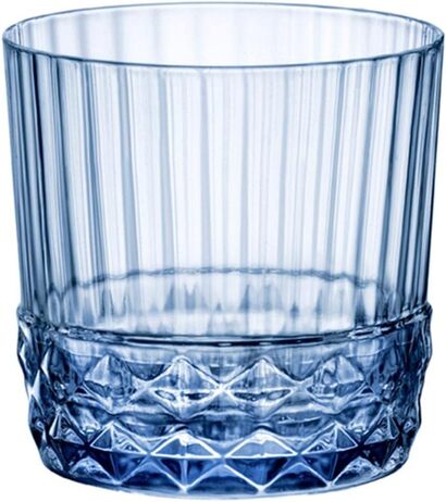Набор синих стаканов 380 мл, 6 предметов Bormioli Rocco