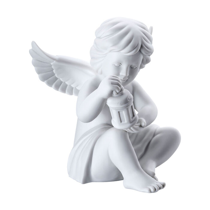 Фигурка "Ангел с фонарем" 13,9 см матовая Angels Rosenthal