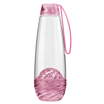 Бутылка для фруктовой воды 0,75 л розовая H2O Guzzini