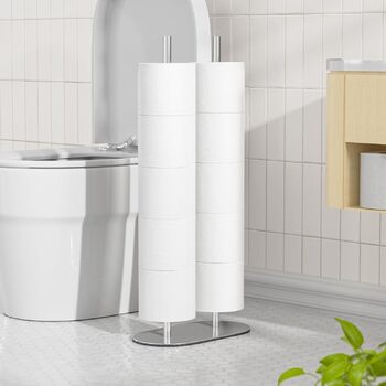 Двойной держатель для туалетной бумаги 61,5 см, хромированный Niffgaff