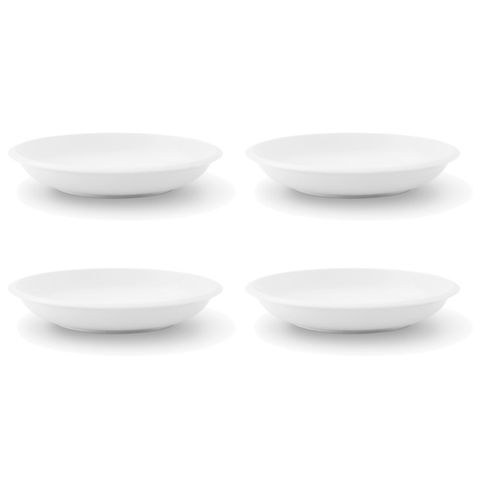 Набор тарелок для супа 21 см, 4 предмета, белый Ecco Friesland