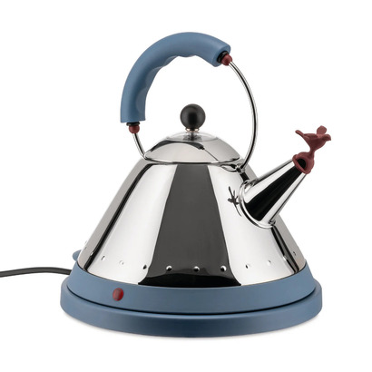 Чайник электрический 1,5 л светло-голубой/металлик Electric kettle Alessi