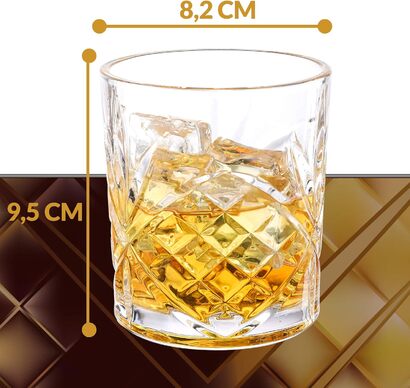Набор стаканов для виски 300 мл, 4 предмета Praknu