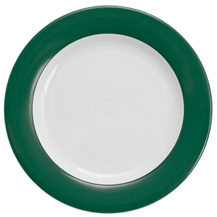 Тарелка для завтрака / обеда 23 см, темно-зеленая Pronto Colore Kahla