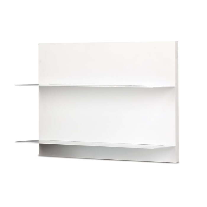 Полка 42x10x29,7 см белая White Paper Regal Design Letters