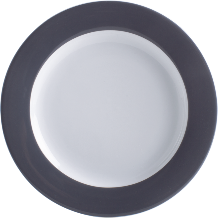 Тарелка для завтрака / обеда 23 см, угольно-серая Pronto Colore Kahla