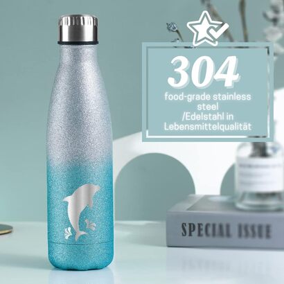 Бутылка для воды 500 мл серебристый Onebttl