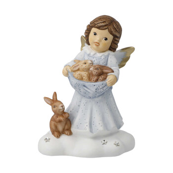 Фигурка “Ангел-хранитель c кроликами”, Nina & Marco 2020 Goebel