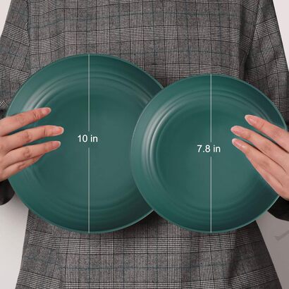Набор тарелок из полипропилена 25 см, 4 предмета Greentaine