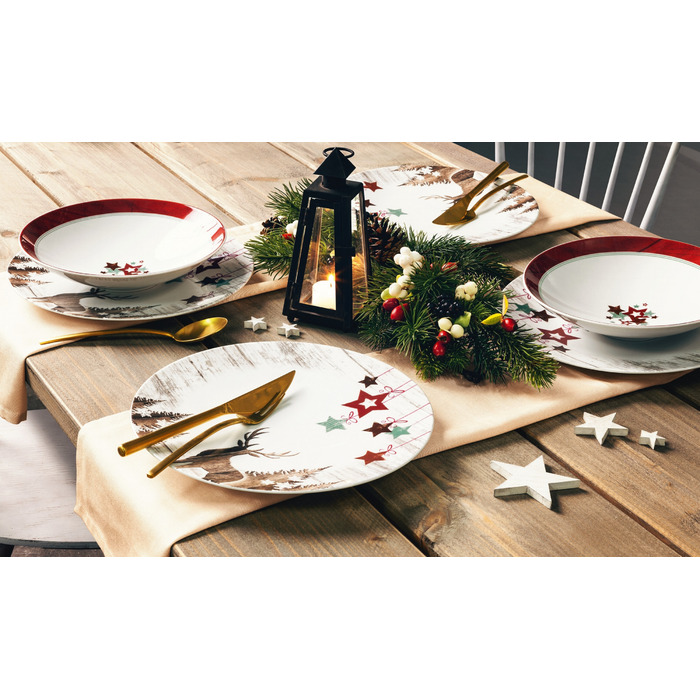 Тарелка для супа/пасты 23 см Life Christmas Seltmann Weiden