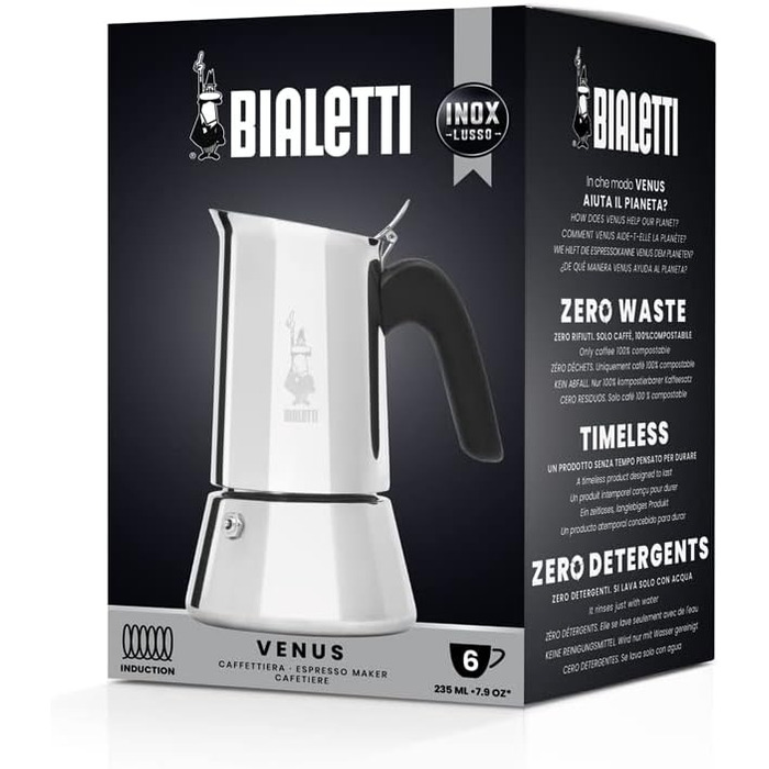Кофеварка для эспрессо на 6 чашек New Venus Bialetti