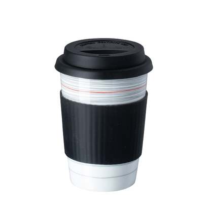 Кружка для кофе с крышкой 0,39 л Stripes 2.0 Bauhaus 100 Rosenthal