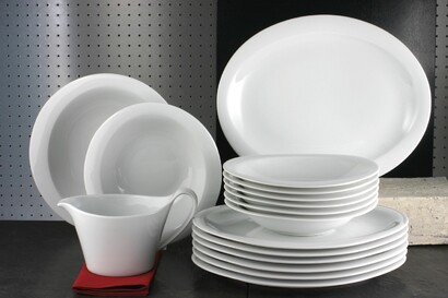 Набор тарелок 12 предметов белый Top Life Seltmann