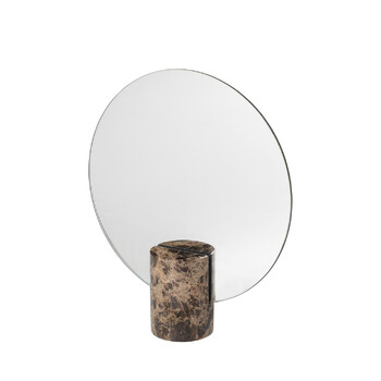 Зеркало настольное 25,5 см коричневый мрамор PESA Blomus