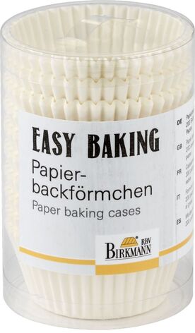Набор форм для выпечки мини-маффинов, 200 шт, 6,5 см, белый, Easy Baking RBV Birkmann