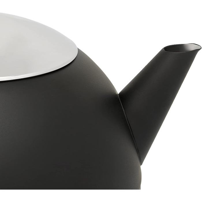 Заварочный чайник Bredemeijer из нержавеющей стали, 1.2 л, матовый черный