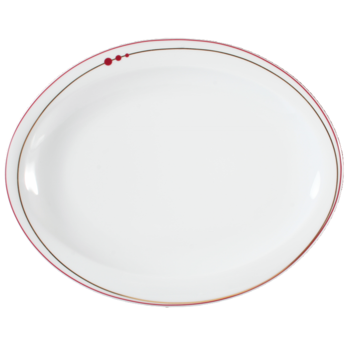 Тарелка для завтрака овальная 25 см Mirage Top Life Seltmann