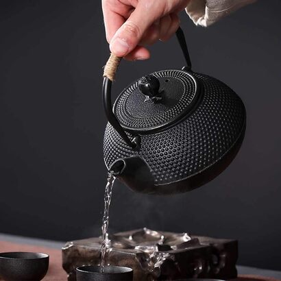 Заварочный чугунный чайник Webao Tetsubin, 1.2 л 