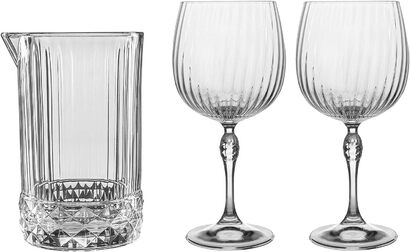 Набор стеклянных бокалов с кувшином 3 предмета America '20s Bormioli Rocco