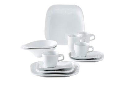 Набор столовой посуды 12 предметов, белый Elixyr Design 2 Go Kahla