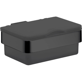 Коробка для влажных салфеток настенная, черная  Emco Loft 