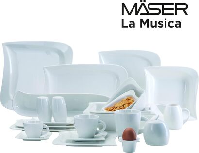 Столовый сервиз на 6 человек 42 предмета La Musica Series MÄSER