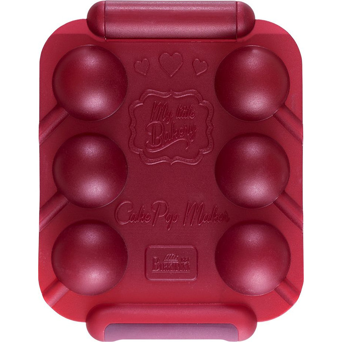 Форма для выпечки мини-пирожных, 17,5 x 14 x 4 см, красная, RBV Birkmann