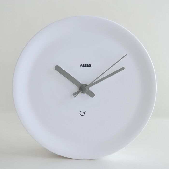 Настенные часы угловые Ø 21 см белые Ora In Alessi