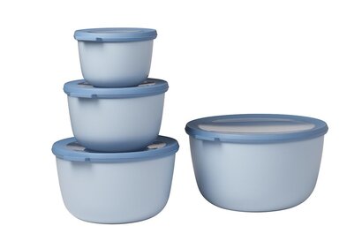Набор контейнеров высоких 4 предмета Nordic Blue Cirqula Mepal