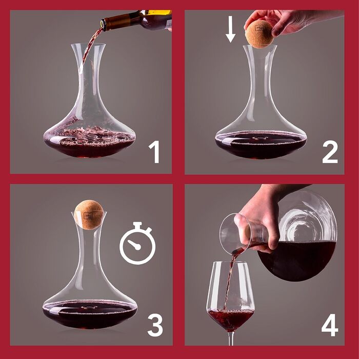 Графин для вина с пробкой Vacu Vin