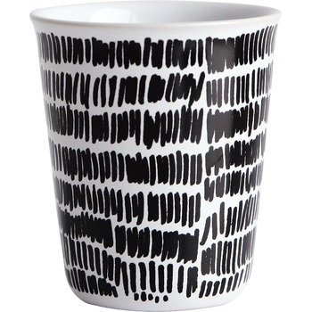 Чашка для эспрессо / мокко 0,1 л черные мини-штрихи Coppetta ASA-Selection