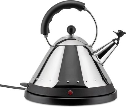 Чайник электрический 1,5 л черный/металлик Electric kettle Alessi