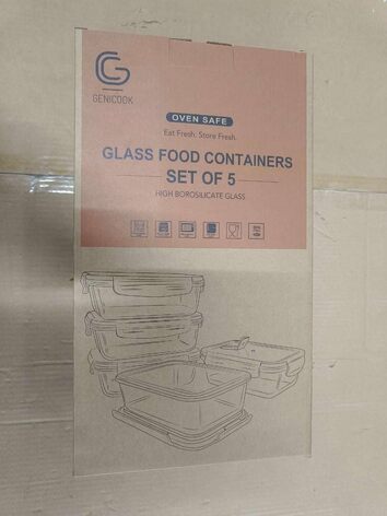 Набор контейнеров для еды 6 предметов Bento GENICOOK