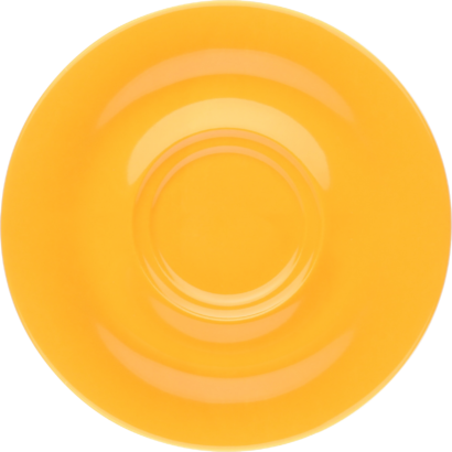 Блюдце к чашке для капучино / макиато 16 см, желто-оранжевое Pronto Colore Kahla