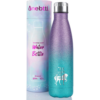 Бутылка для воды фиолетово-синий блеск Onebttl 